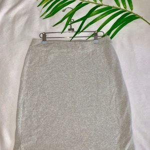 Grey Pencil Skirt